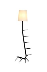 M7255  Centipede Floor Lamp 1 Light Black